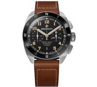 Bremont Terra Nova 42.5 Steel Chronograph Leather Watch