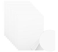 Bremorou 10 Pcs Iron On Adhesive Sheets A4 Size Fusible Double-Sided Heat Melt Fabric Glue Sheet Press-On Patch Iron On Tape Heat Melt Fabric Glue Sheet Permanent Fusible Adhesive Sheets