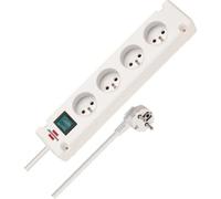 Bremounta Power Strip 4 Outlets White 1.5m 1150651124