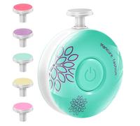 Brencco Electric Nail File for Baby with Six Interchangeable Grinding Heads, Low Noise Newborn Nail Trimmer