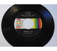 BRENDA LEE - BRENDA LEE - when you loved me/ he's sure to remember DECCA 31654 (45 vinyl single record)