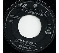 Brenda Lee - SPEAK TO ME PRETTY 7 INCH (7" VINYL 45) UK BRUNSWICK 1962