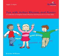 Brenda Williams Fun with Action Rhymes & Poems Paperback Book Brenda Williams Multicolor