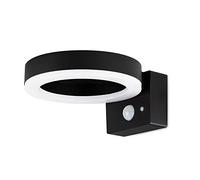 Brendz Solar LED Wall Light with Motion Sensor: 600 Lumen Outdoor Wall Lights, IP44 Waterproof, Solar Security Lights Outdoor Motion Sensor & 3 Light Modes, Type Malabo