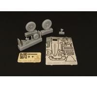 Brengun BRL48051 1:48 Focke-Wulf Fw-190A-5 etched & resin wheels & detail set