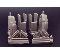 Brengun BRL72171 1:72 de Havilland Mosquito two stage Merlin engine nacelles set