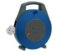 Brennenstuhl - 10M Vario-Line 3 Socket Cable Reel, 13A Blue