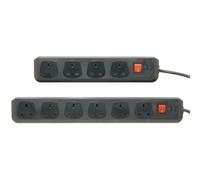Brennenstuhl Eco-Line extension socket 4-way black 1,5m 05VV-F 3G1,25 *GB*