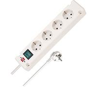 BRENNENSTUHL 1150650124 - Base multiple Bremounta Blanca apta Para montaje fijo (4 Tomas)