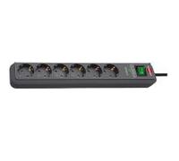 Brennenstuhl Eco-line 13.500a Extension Lead 6 Fold 5 M Power Strip Black One Size / EU Plug