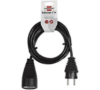 Brennenstuhl 1165011 Electric Extension Cord, 2 m, H05VV-F 3G1.0, Black