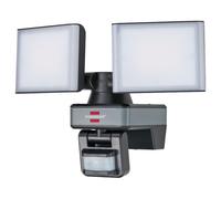 Brennenstuhl Connect WiFi LED Duo Floodlight with motion sensor WFD 3050 P / LED Security Light 30W for uutdoor use IP54 controllable via