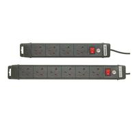 Brennenstuhl Premium-Line extension socket 4-way black 1,8m 05VV-F 3G1,25 with switch *GB*