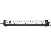 BRENNENSTUHL 1951563100 EXTENSION 6-WAY BLACK/GREY 3M + SWITCH