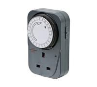 Brennenstuhl 24 Hour Timer Plug - Plug In Timer Programmable Timer Socket Plug