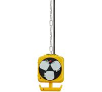 Brennenstuhl 2X 3-Way Hanging Workshop Extension Lead - Ceiling Mounted Power Cable