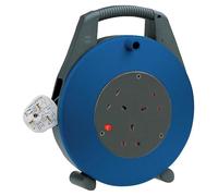 BRENNENSTUHL - 5m Vario-Line 3 Socket Cable Reel, 13A Blue