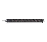 Brennenstuhl Alu Line 19-inch, 9-way power strip