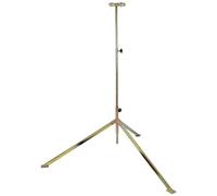 Brennenstuhl Bau TS 250 Telescope Tripod for Building Spotlights (for Holding Spotlights, Strong Standpipes Made of Square Steel Profile, Infinitely Height-Adjustable up to 2.5 m)