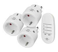 BRENNENSTUHL Brenn Comfort-Line Funk-Set Mini 3+1 wh | 3x Stecker