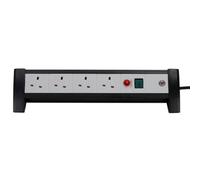 Brennenstuhl Brennenstul Premium-Office-Line Desktop Extension Lead - 4 Sockets - 3 Metre Cable - 5 Year Guarantee