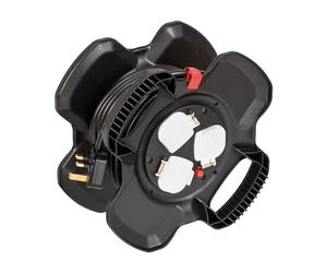 Brennenstuhl Cable Reel - Rubber Cable Reel - Heavy Duty Cable - 15 Metres