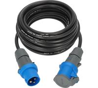 Brennenstuhl CEE 230V Camping Extension Cable 10m (H07RN-F 3G2.5 black cable, Camping Power Cable for continuous outdoor use IP44, Made in Germany)