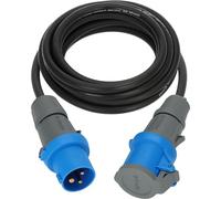 Brennenstuhl CEE 230V Camping Extension Cable 5m (H07RN-F 3G2.5 black cable, Camping Power Cable for continuous outdoor use IP44, Made in Germany)