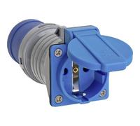 Brennenstuhl CEE Adaptor / Caravan Adapter IP44 (3-Pin CEE Plug: 230 V/16 A, Protective Contact Socket: 230 V/16 A, for Outdoor Use, Ideal for Camping)