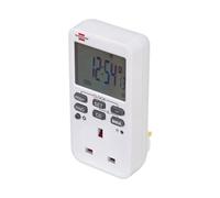 Brennenstuhl Comfort-Line Digital Weekly Timer - Countdown Timer & Random Timer