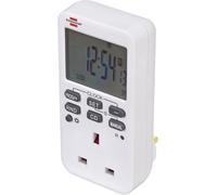 Brennenstuhl Comfort-Line Digital Weekly Timer, digital timer socket (weekly ti