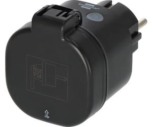 Brennenstuhl Connect WA 3600 XS CS M Outdoor Smart Plug IP44 (Programmable WiFi Outlet, App or Voice Control, Matter Compatible, Alexa and Google Assistant)