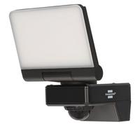 Brennenstuhl Connect WiFi LED Floodlight WF 2051 P (24W, 2800lm, IP54, Various Light Functions Adjustable via app, Outdoor Security Light for Wall mounting with Motion Detector)