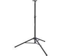 Brennenstuhl Construction Telescopic Tripod ST 200 for work lights/stable Tripod with automatic lowering mechanism (height-adjustable from 1.08 to 2m, max. 30kg, with crossbar, 3 support tubes)