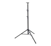 Brennenstuhl Construction Telescopic Tripod ST 302 for work lights/stable Tripod with automatic lowering mechanism (height-adjustable from 1,24m to 3m, max. 20kg, with crossbar, 3 support tubes)
