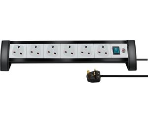 Brennenstuhl Desktop Extension Lead 6 Gang Way Office Extension Lead