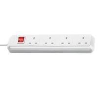 BRENNENSTUHL - Eco-Line 4 Gang Switched Extension Lead, 1.5m White
