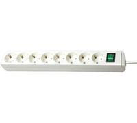 Brennenstuhl - Eco-Line Euro 8 Gang Extension Lead, 3M, White