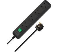 Brennenstuhl Eco-Line extension socket 4-way black 1,5m 05VV-F 3G1,25 *GB*