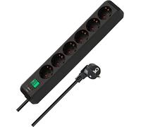 Brennenstuhl Eco-Line 6-way power strip (distribution with switch & 1.5m cable)
