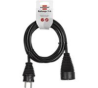 Brennenstuhl Electric Extension Cord, H05VV-F 3G1.5 - Black, Black, 1165431