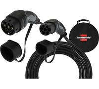 Brennenstuhl EV type 2 Charging Cable 11kW (e-mobility type 2 to type 2 Charging Lead 5m with bag, IP55, mode 3 Charging Cable for electric & hybrid vehicles BEV/PHEV)