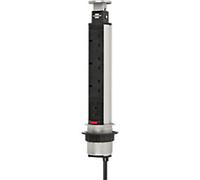 brennenstuhl Extension Lead Black, Grey 2m