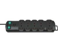 Brennenstuhl Extension Lead Cable Electric Mains Power Strip 10 Gang Way