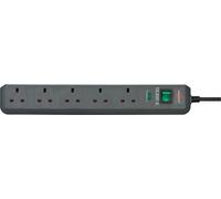 Brennenstuhl 1156753 Eco-Line 5 Way Extension Lead 2.0m with Surge...