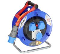 Brennenstuhl Garant Camping Cable Reel CEE 230 V 25 m (H07RN-F 3G2.5 Orange for Constant Outdoor Use IP44, Made in Germany)