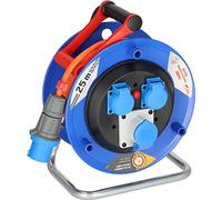 Brennenstuhl Garant Camping Cable Reel CEE 230 V 25 m (H07RN-F 3G2.5 Orange for Constant Outdoor Use IP44, Made in Germany)