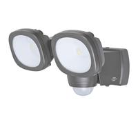 Brennenstuhl LED Wall Light LUFOS with Motion Sensor (Wireless LED Outdoor Floodlight with 8 LED's, 2X 240lm, IP44)