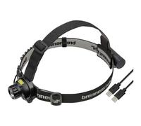 Brennenstuhl LuxPremium LED Rechargeable Sensor Head Torch SL 401 AF/Headlamp with Sensor (Head Torch USB C with red Light for Outdoors IP44, with OSRAM LED, 400lm, up to 50h Light Duration)