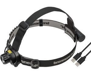 Brennenstuhl LuxPremium LED Rechargeable Sensor Head Torch SL 401 AF/Headlamp with Sensor (Head Torch USB C with red Light for Outdoors IP44, with OSRAM LED, 400lm, up to 50h Light Duration)